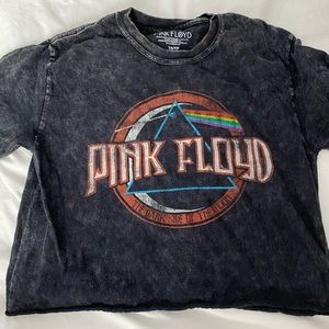 Cropped pink Floyd shirt never worn